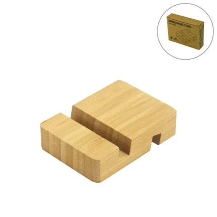 Bamboo Phone Stands with Two Different Slots