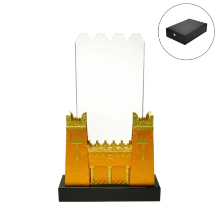 Castle Design Crystal Award in Black Presentation Box