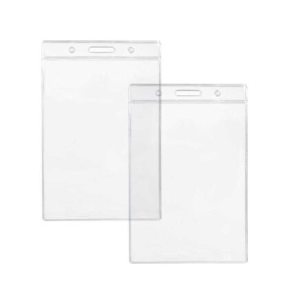 Clear Plastic ID Card Holder