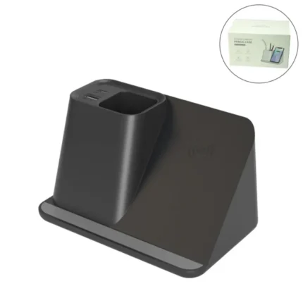 Desktop Pen Holder with 5W Wireless Charger