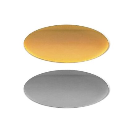 Oval Flat Metal Badges