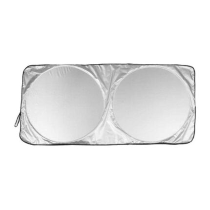 Silver Nylon Car Sunshades Custom Promotional Item