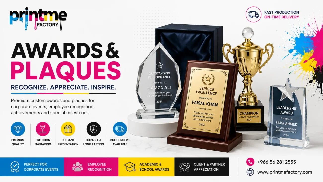 Awards and Plaques in Saudi Arabia