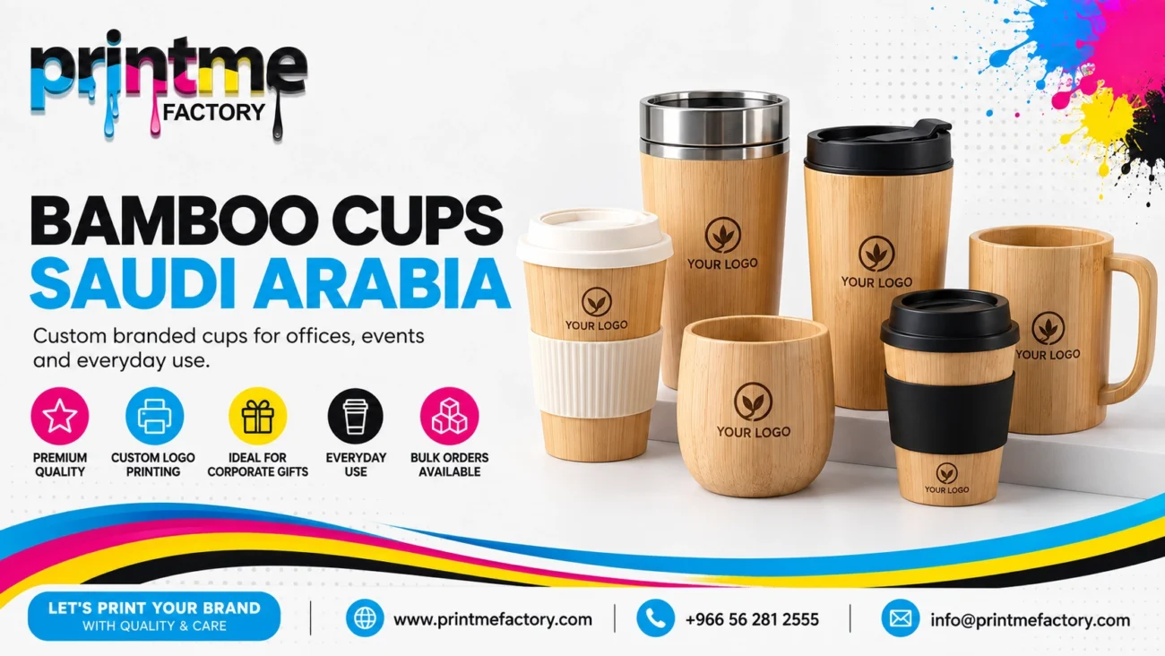 Bamboo cups in Saudi Arabia